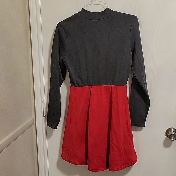 Holiday Party Dress M Christmas Long Sleeve Santa Ugly Sweater Dress Up Costume - Picture 5 of 5